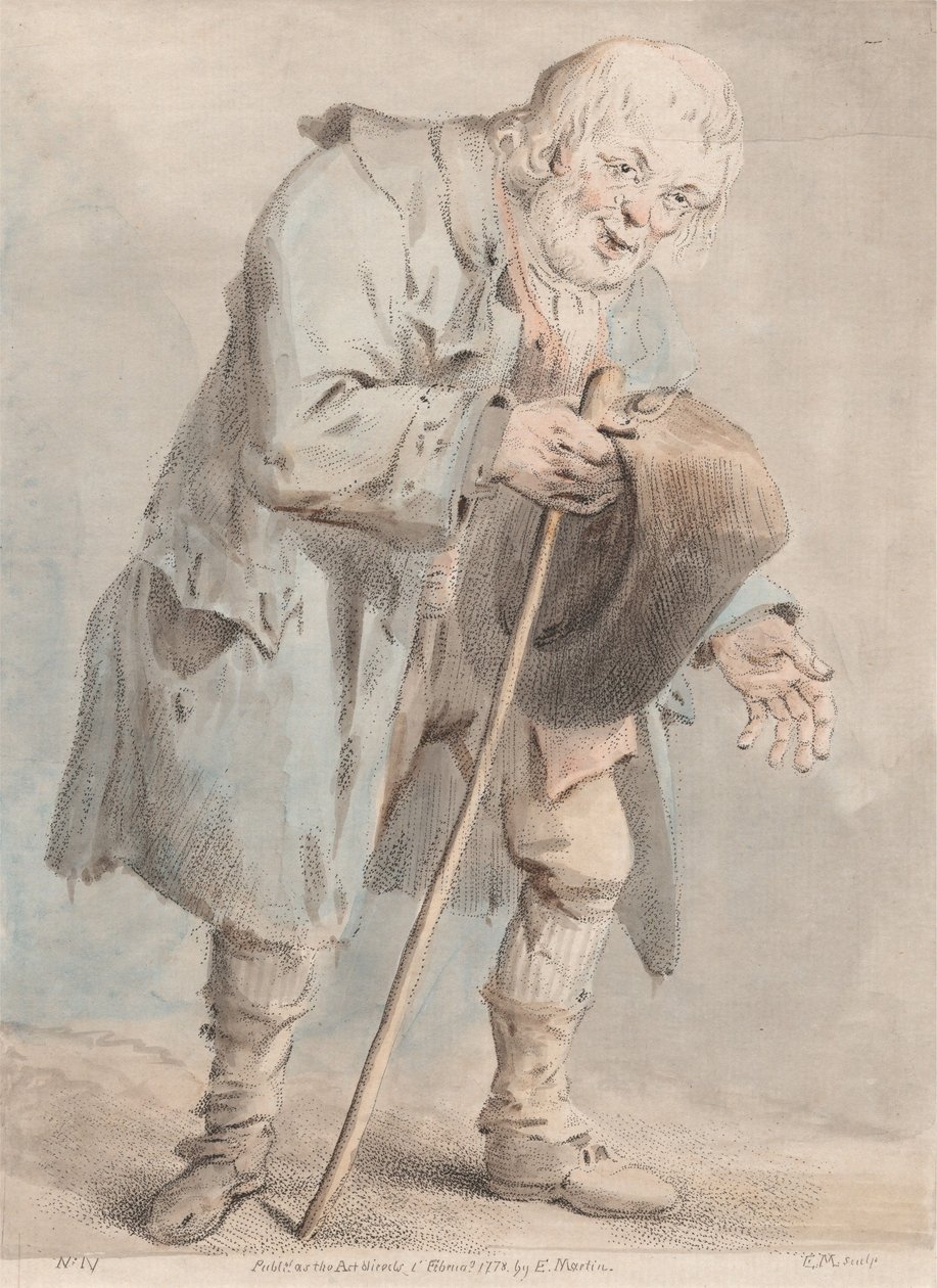 Velho mendigo de Elias Martin