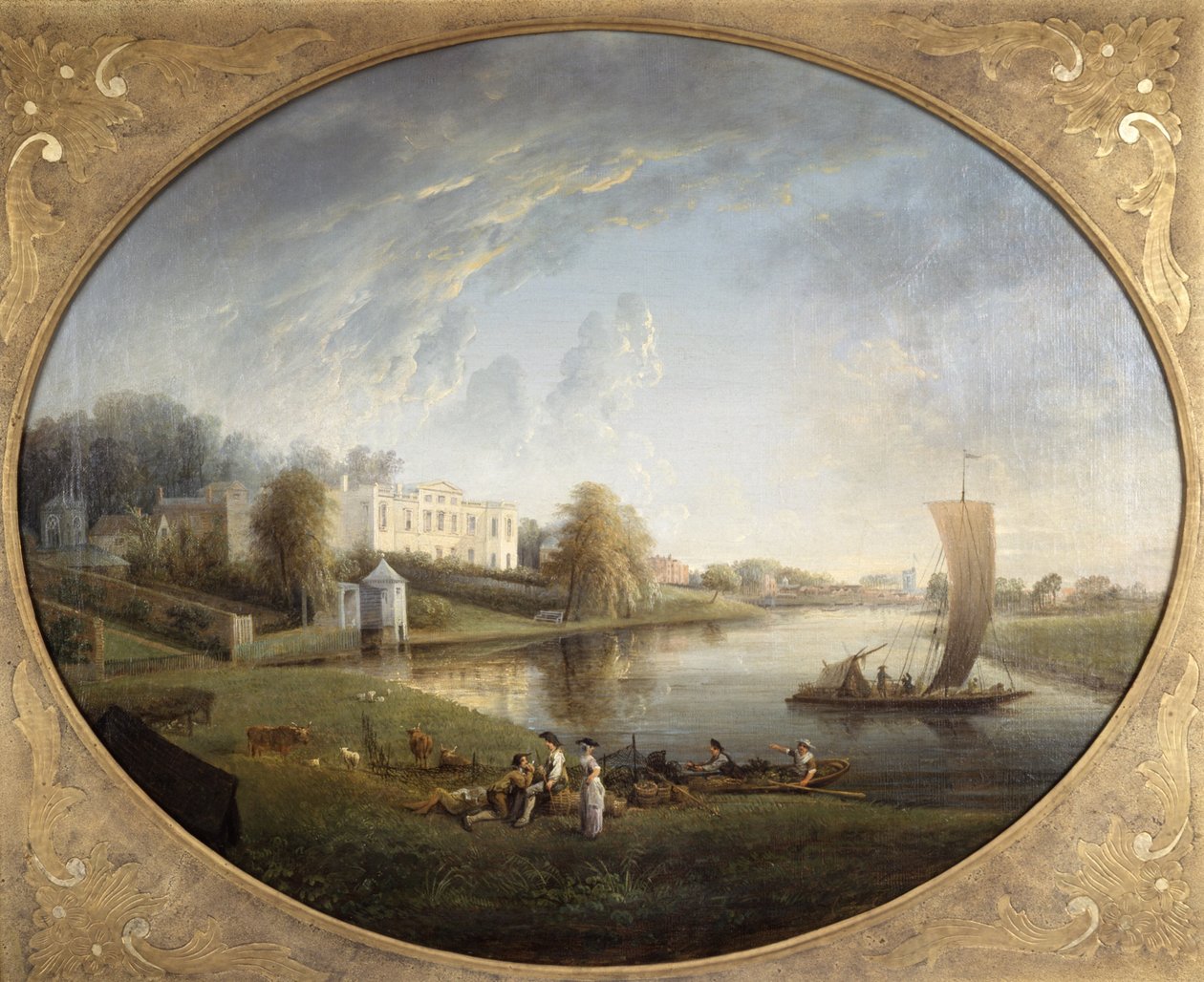 Pope House, em Twickenham de Elias Martin