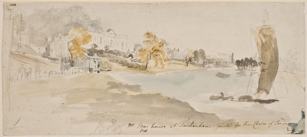 Villa de Pope em Twickenham de Elias Martin