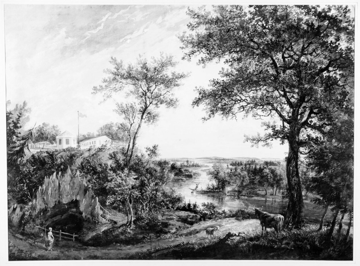 Paisagem de arquipélago de Elias Martin