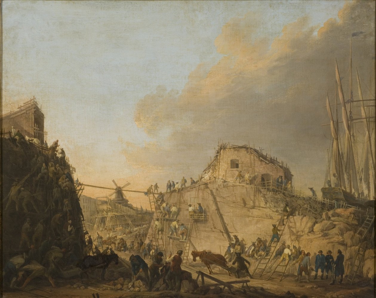 O Cais de Sveaborg de Elias Martin