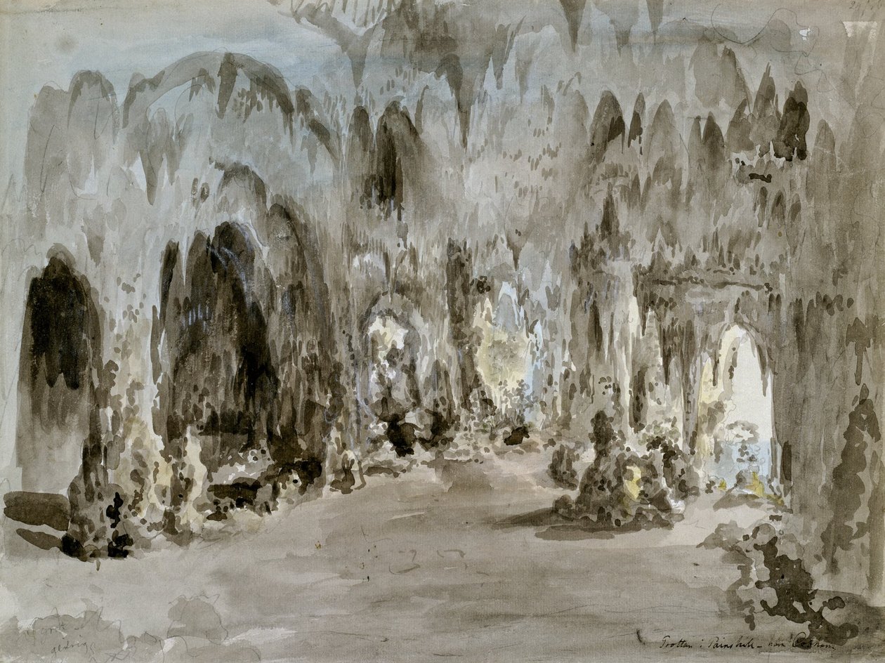 A gruta de Painshill de Elias Martin