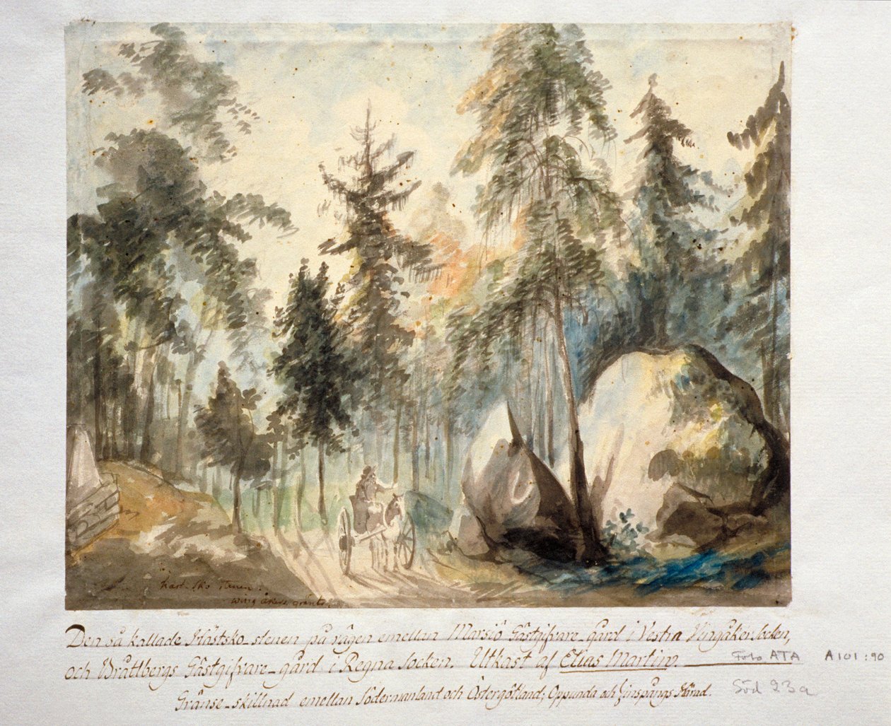 "A Pedra da Ferradura", Finspång, Östergötland, Suécia (25780761224) de Elias Martin