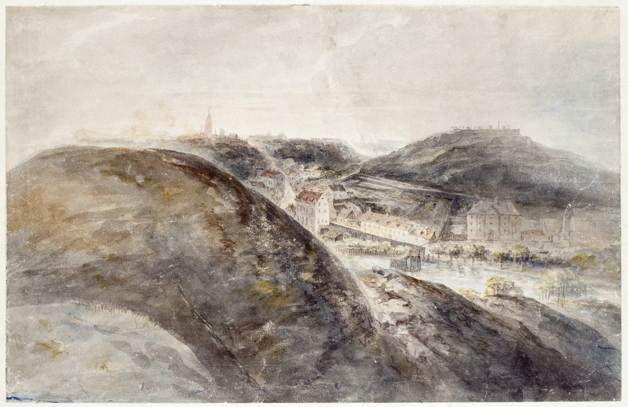Vista sobre Södermalm de Elias Martin