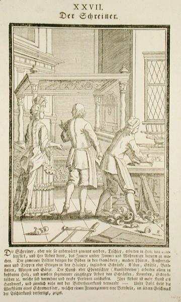 O Carpinteiro (gravura) de Elias Pomelius