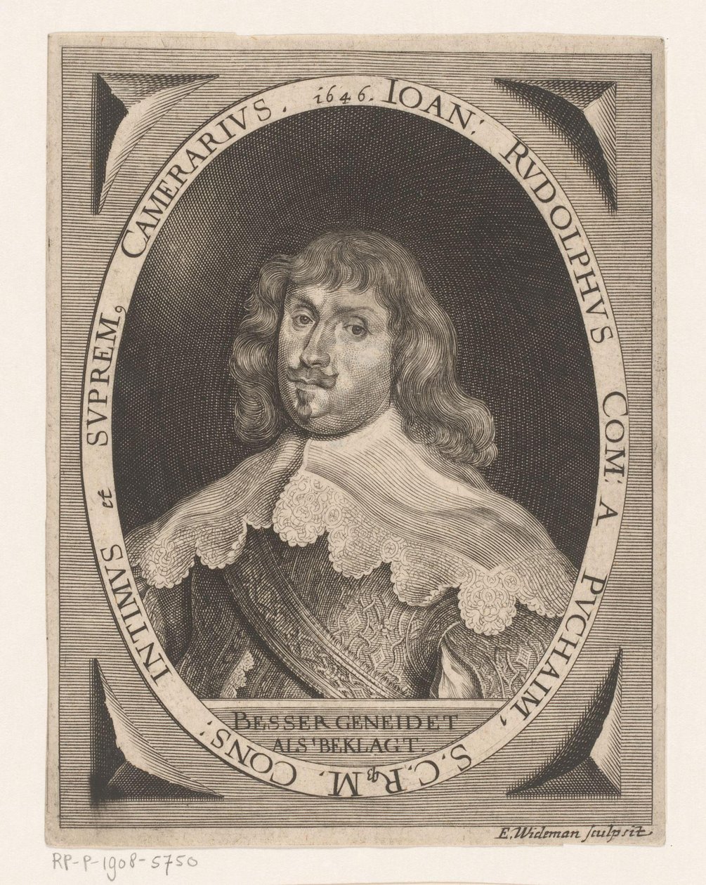 Retrato de Johann Rudolph von Puchaim de Elias Widemann