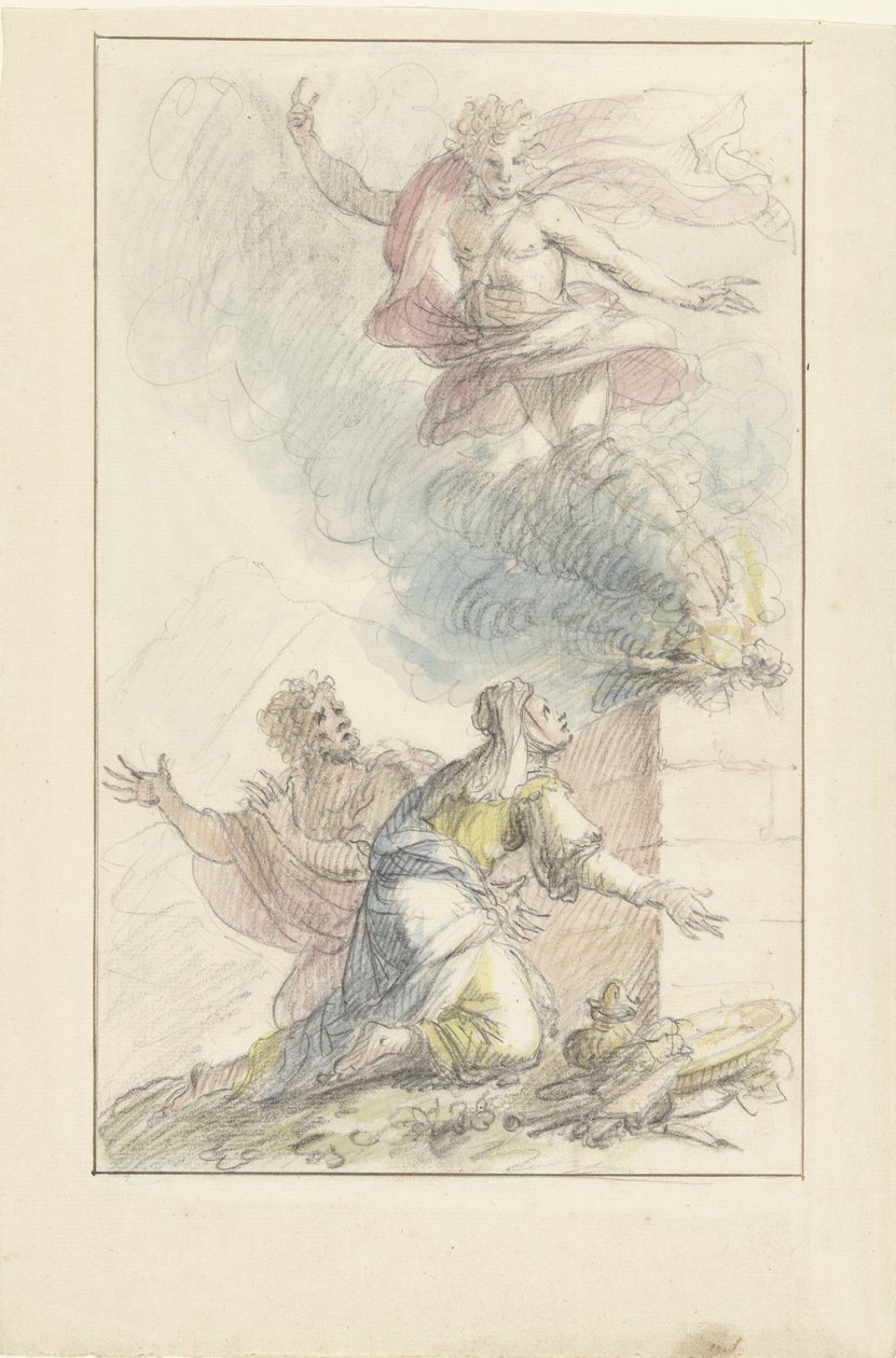 O sacrifício de Manoah de Elias van Nijmegen