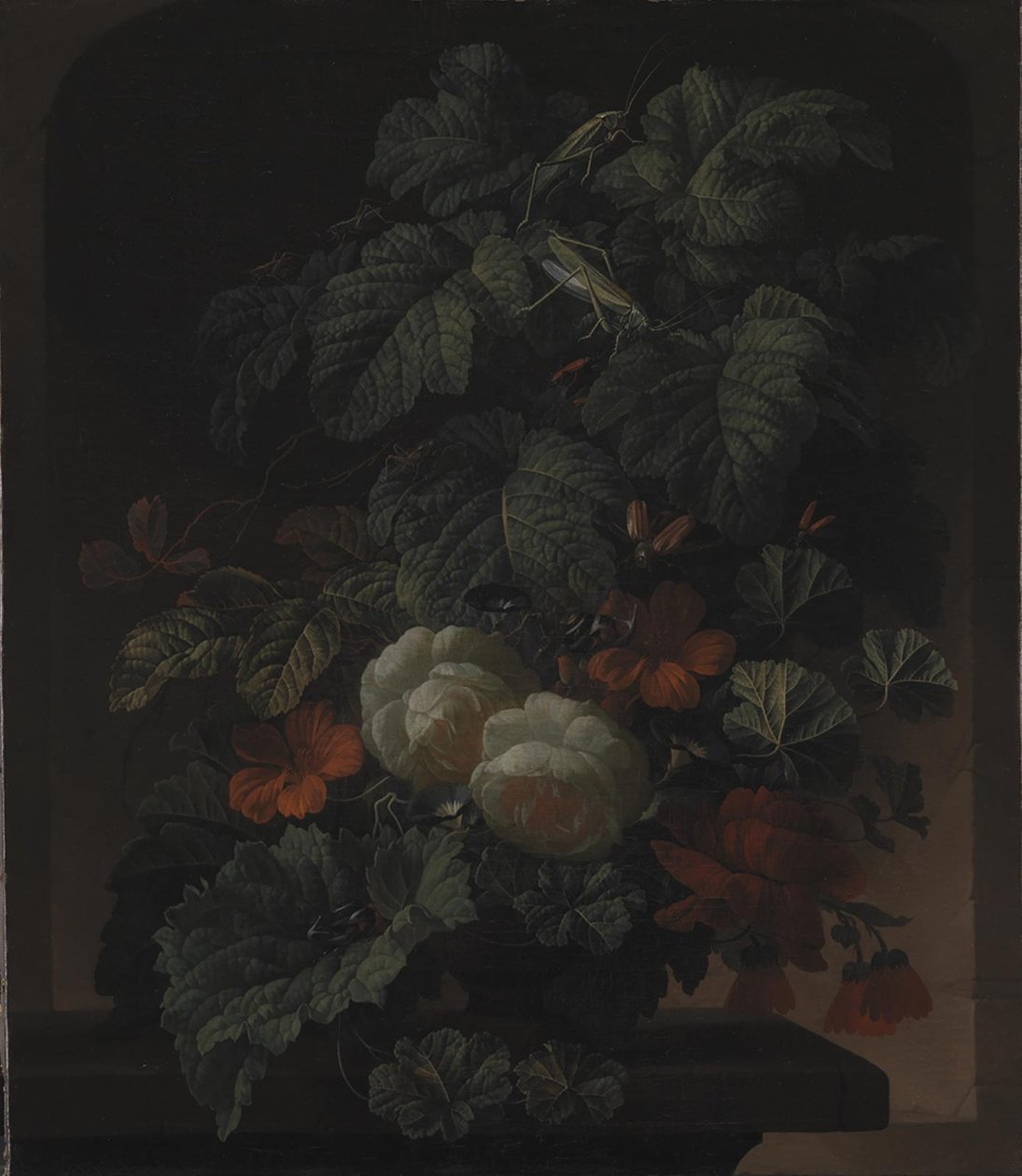 Uma tigela de flores de Elias van den Broeck