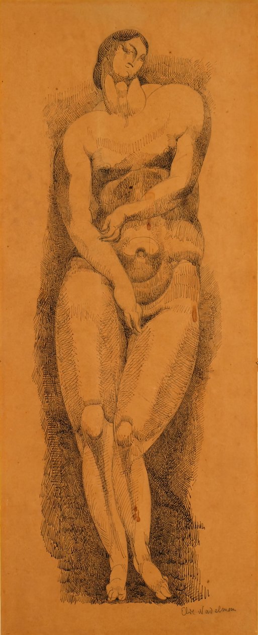 Nu feminino em pé, c. 1909. de Elie Nadelman