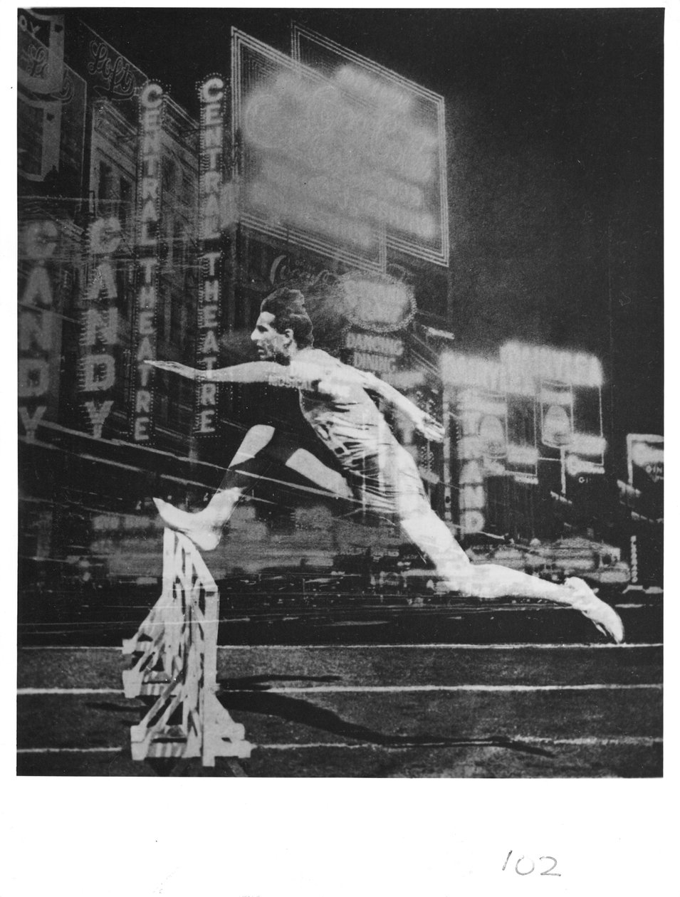 Fotograma, sobreposição, 1930 (fotograma) de Eliezer Markowich Lissitzky