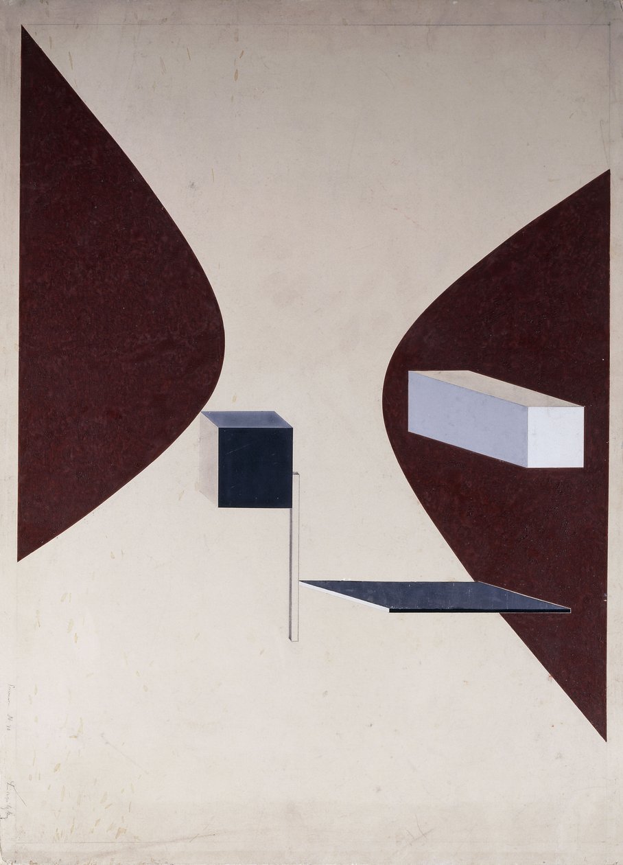 Proun N 90 de Eliezer Markowich Lissitzky