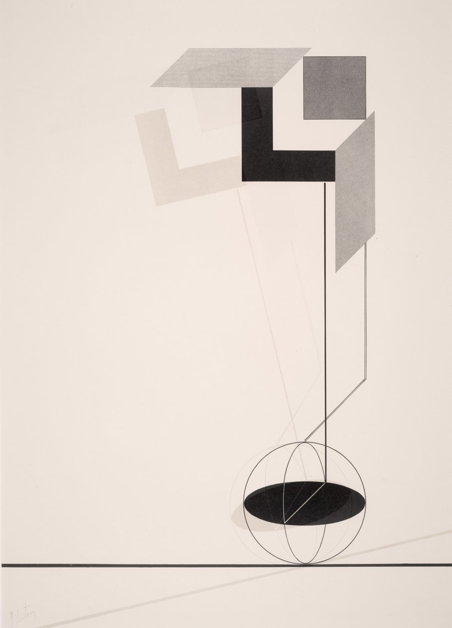 Sem título, 1923 de Eliezer Markowich Lissitzky
