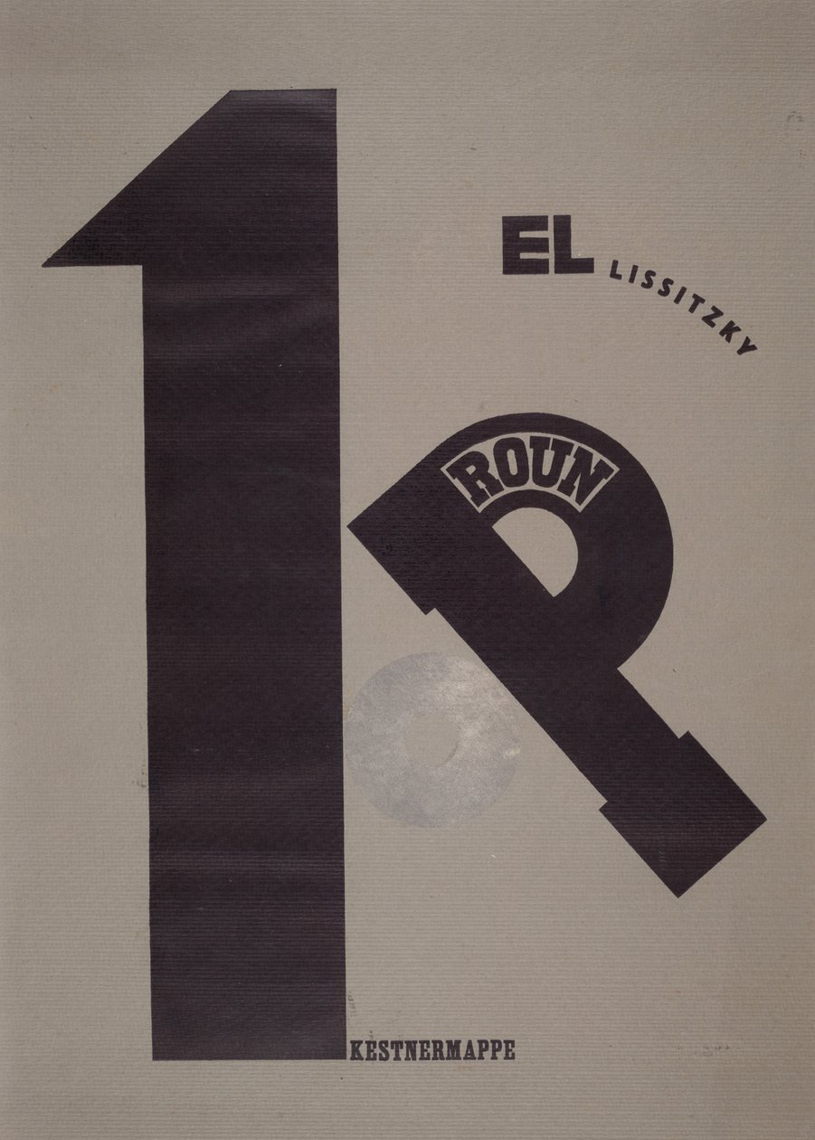 Capa de Eliezer Markowich Lissitzky