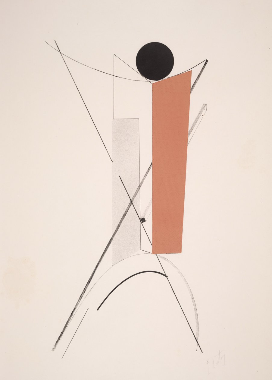 Sem título de Eliezer Markowich Lissitzky