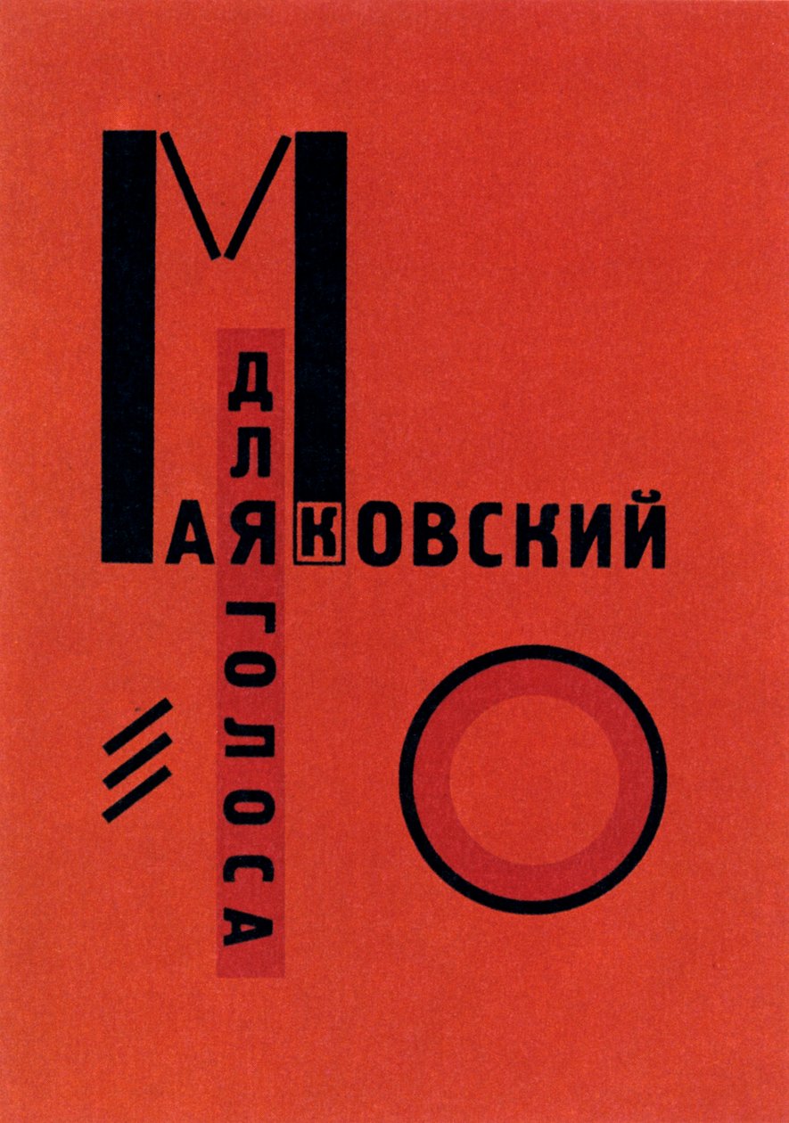 Dlia Golosa Pela Voz, Berlim, 1923 de Eliezer Markowich Lissitzky