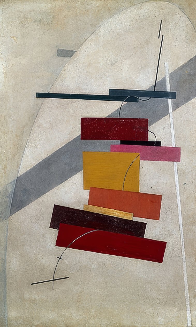Composição. Por volta de 1919-20 de Eliezer Markowich Lissitzky