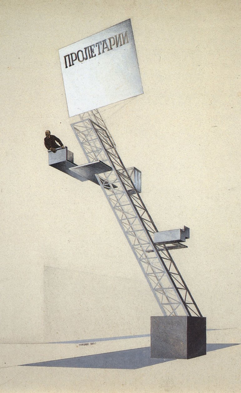 Lenin Tribune de Eliezer Markowich Lissitzky