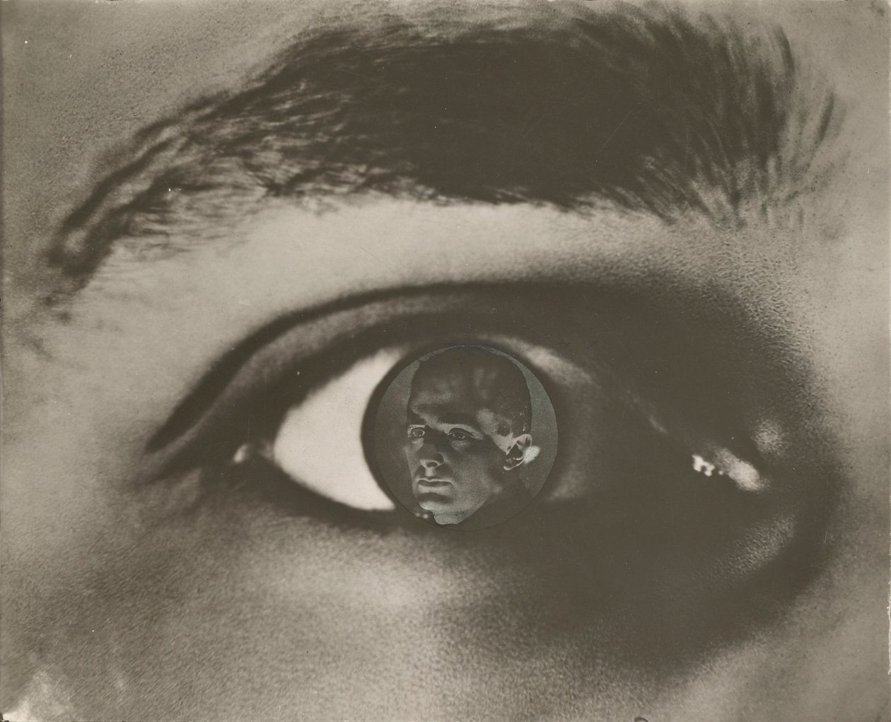 Cartaz do filme Cinema Eye de Dziga Vertov, 1929. de Eliezer Markowich Lissitzky