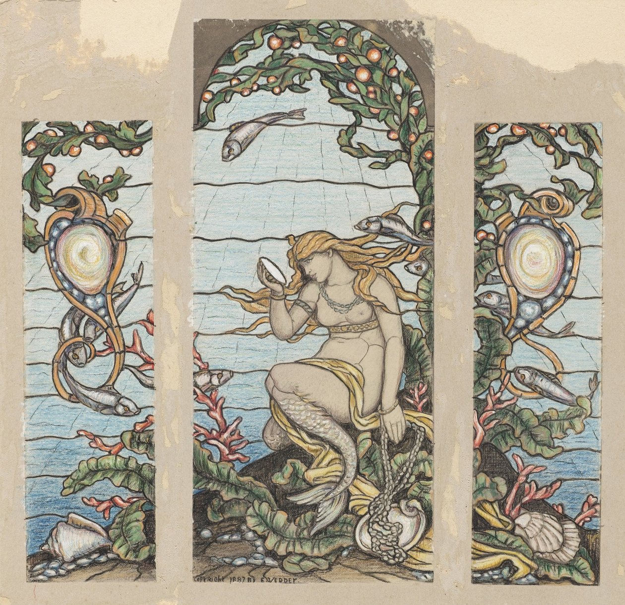 A janela da sereia de Elihu Vedder