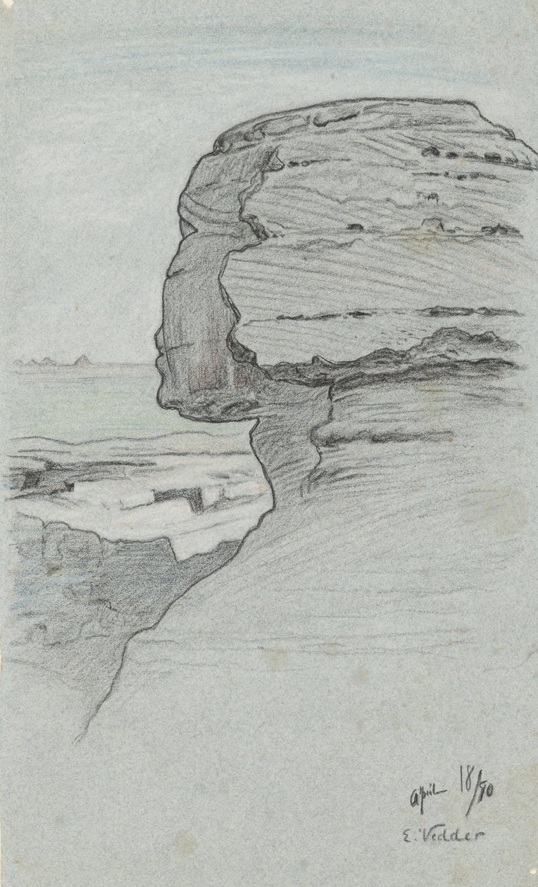 A Esfinge, Egito de Elihu Vedder
