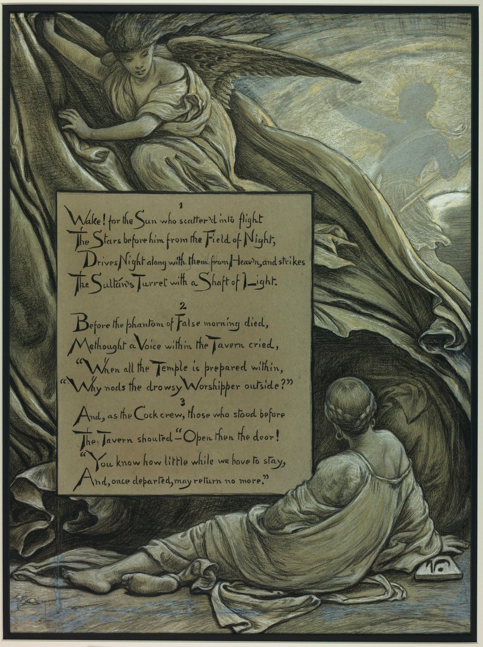 (Ilustração para o Rubáiyát de Omar Khayyám) O despertar de Elihu Vedder