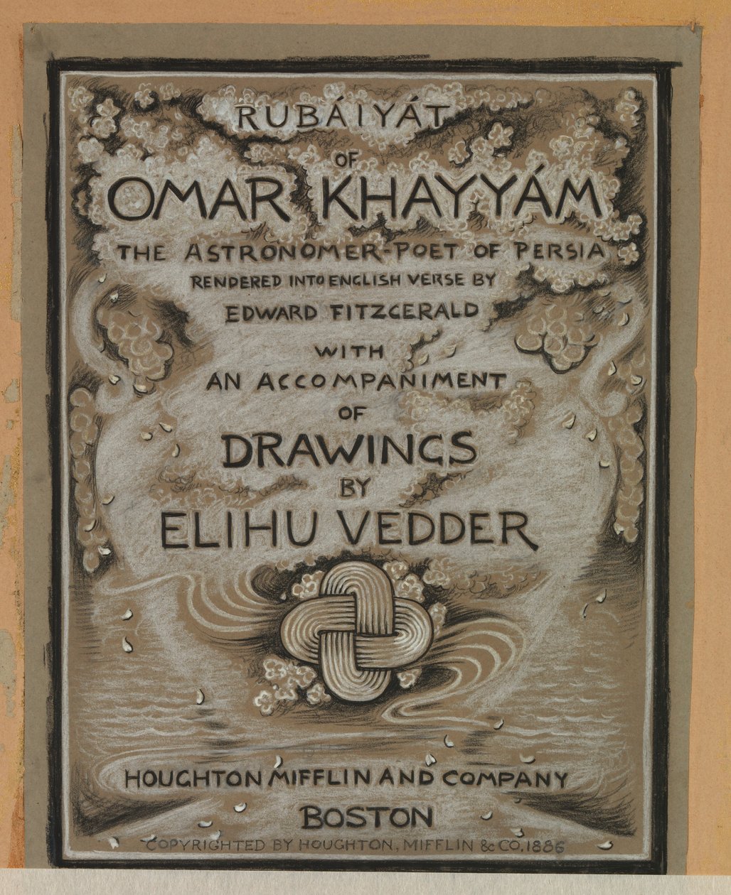 (Ilustração para o Rubáiyát de Omar Khayyám) Página de título de Elihu Vedder