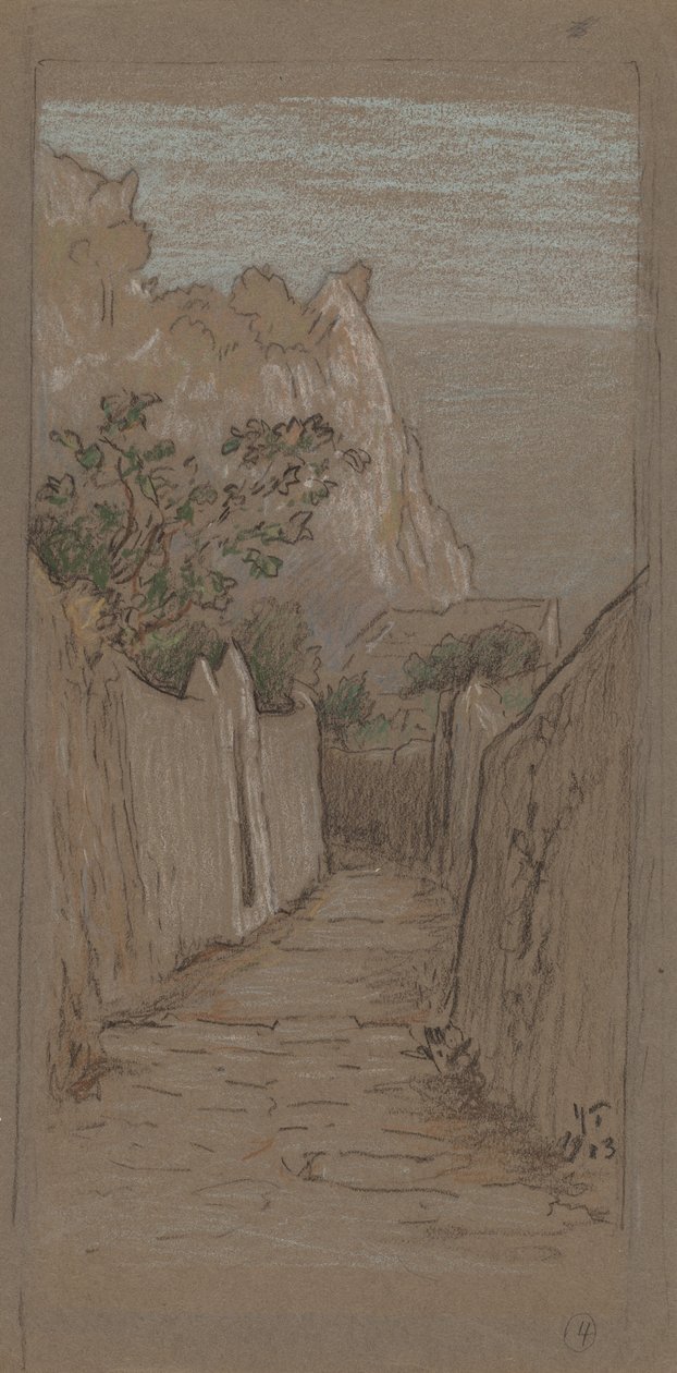 Capri, 1913. de Elihu Vedder