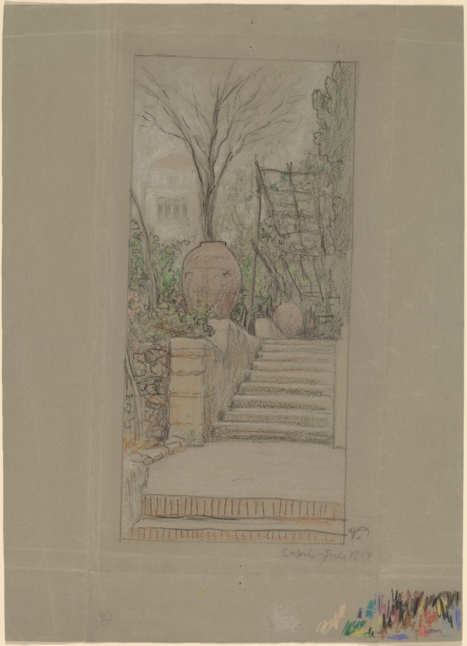 Capri, 1914. de Elihu Vedder