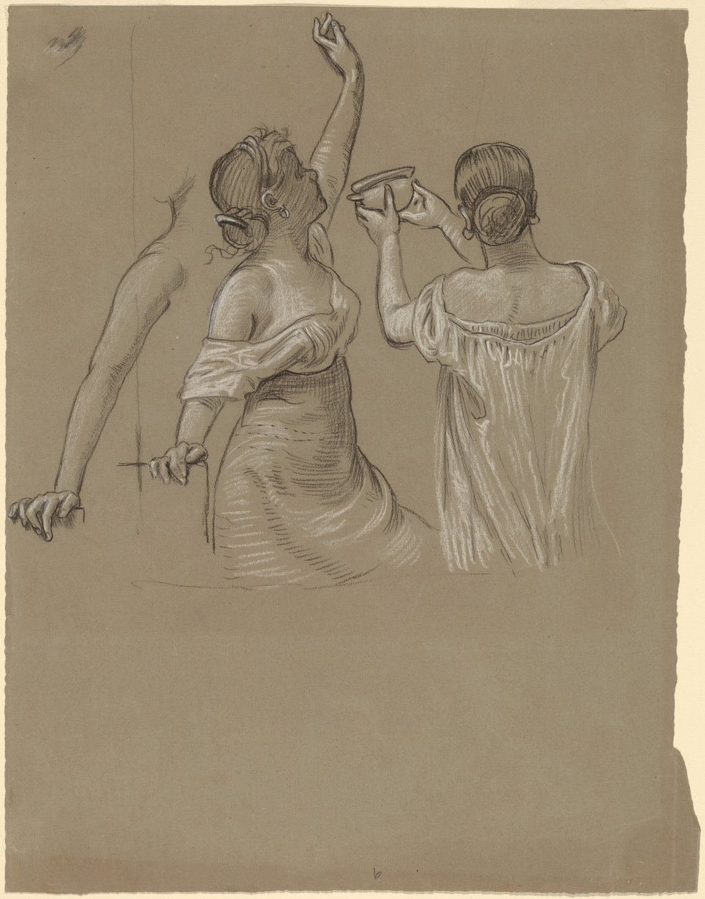 Foliões dionisíacos de Elihu Vedder