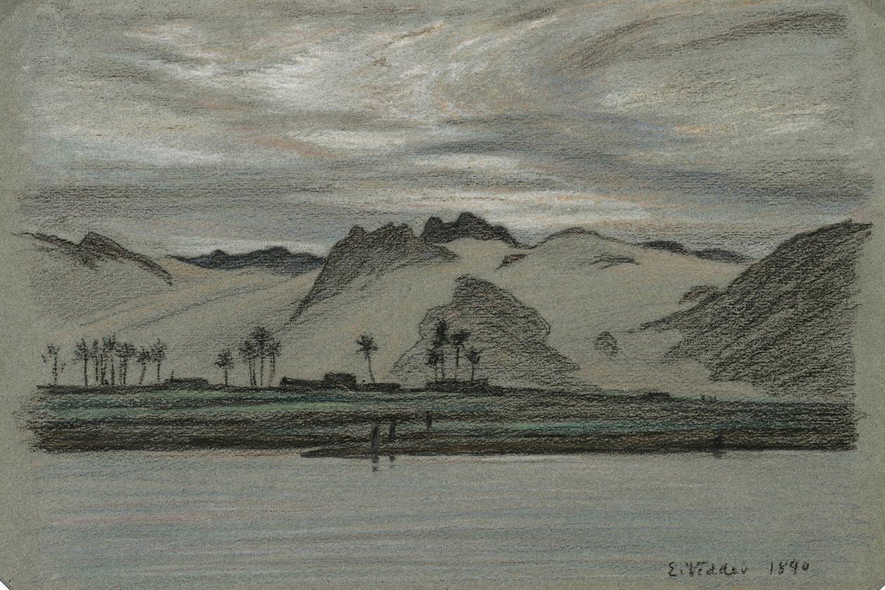 De 30 Desenhos da Viagem ao Nilo, Nº 19 de Elihu Vedder