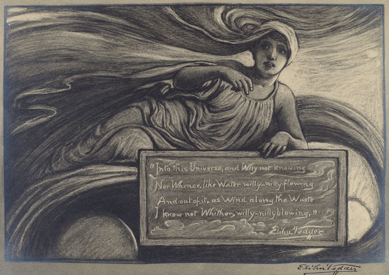 No Universo, final do século 19 e início do século 20. de Elihu Vedder
