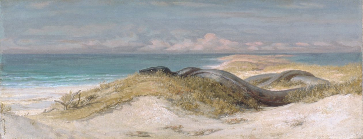 Covil da serpente marinha de Elihu Vedder