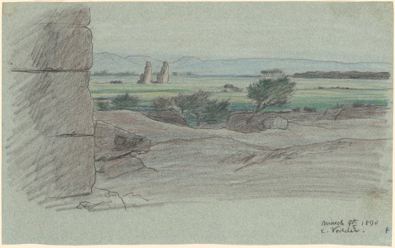 Viagem do Nilo, nº 15 de Elihu Vedder