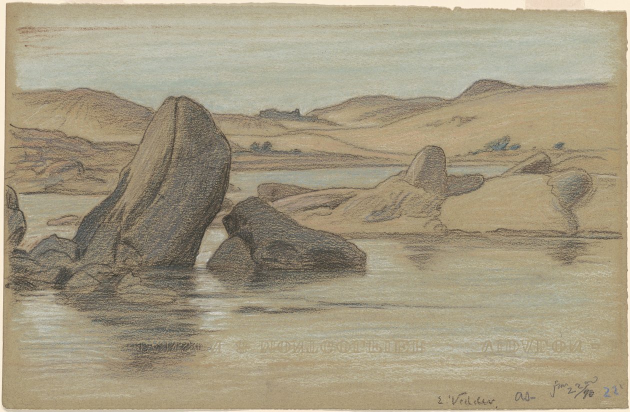 Viagem do Nilo, nº 22 de Elihu Vedder