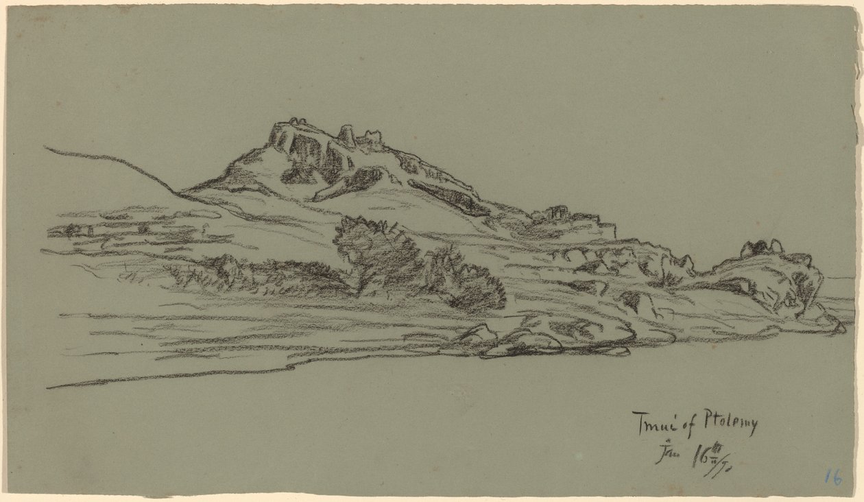 Viagem ao Nilo, Tmui de Ptolomeu de Elihu Vedder