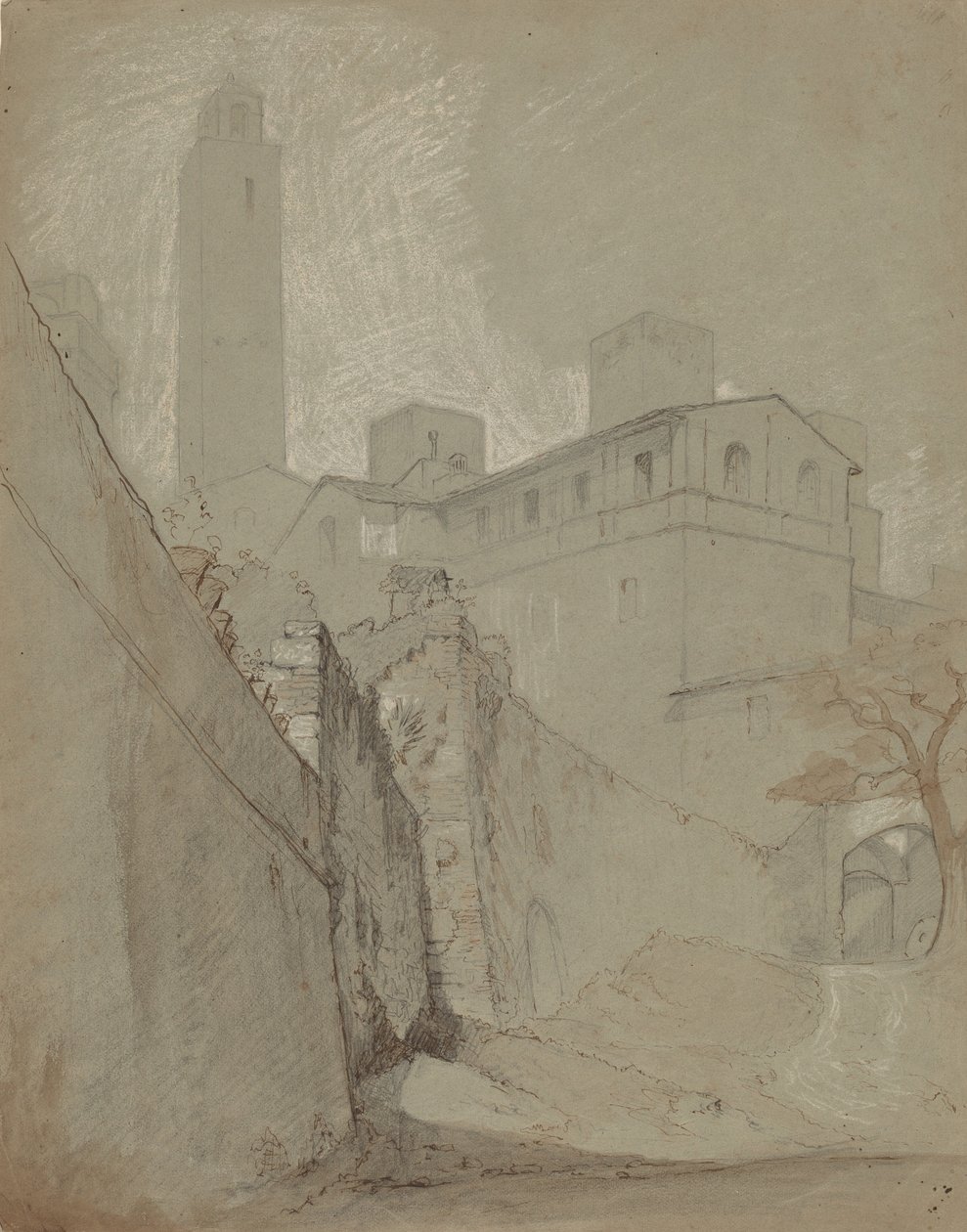 Orvieto, c. 1890. de Elihu Vedder