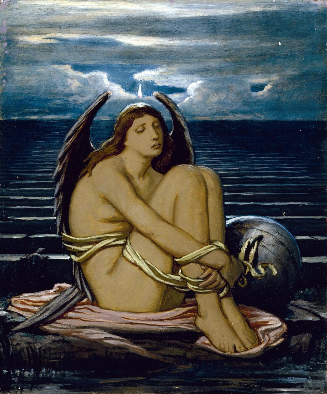 Alma em cativeiro de Elihu Vedder