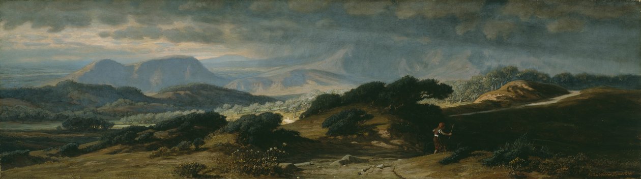 Tempestade na Úmbria de Elihu Vedder