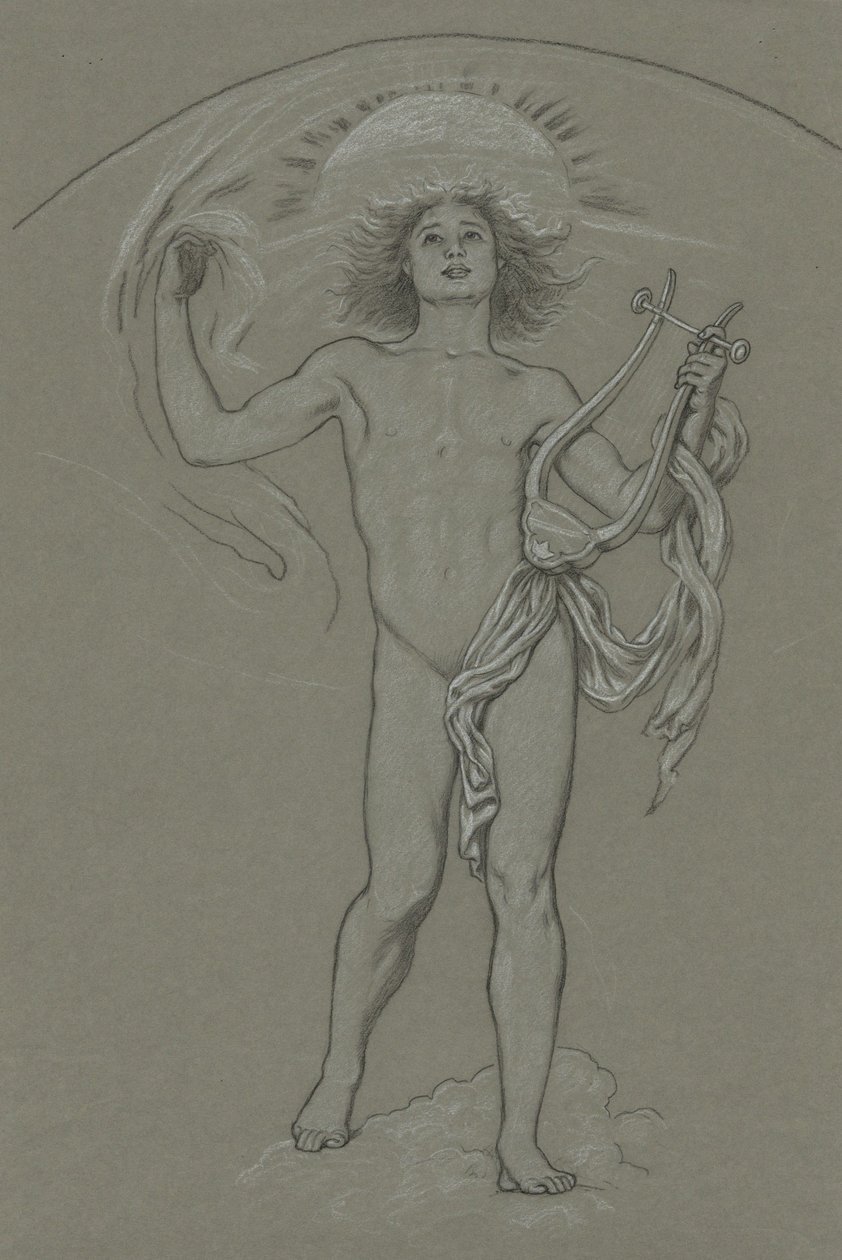 Esboço para o «Apollo» de Elihu Vedder