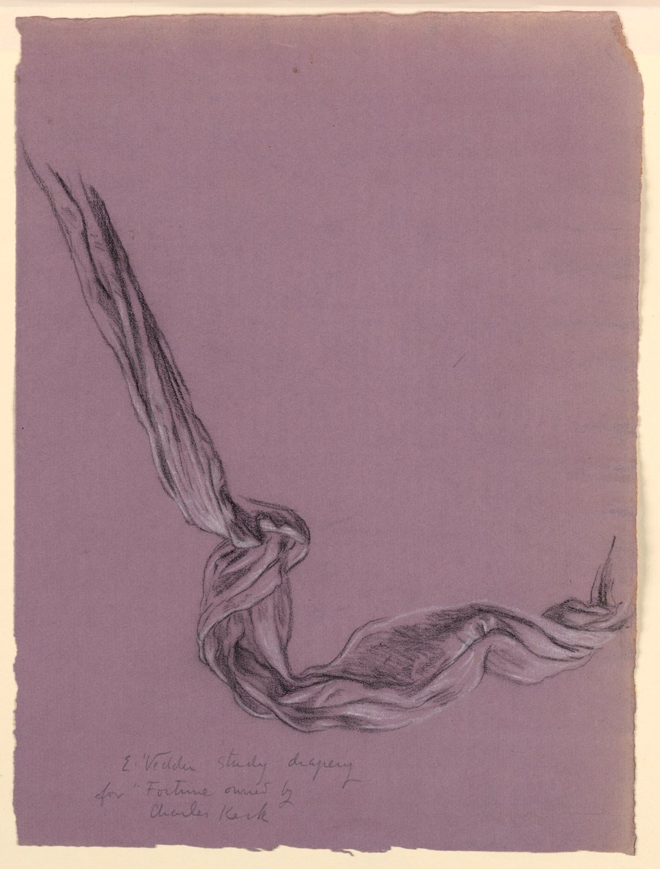 Estudo para "Fortune" de Elihu Vedder