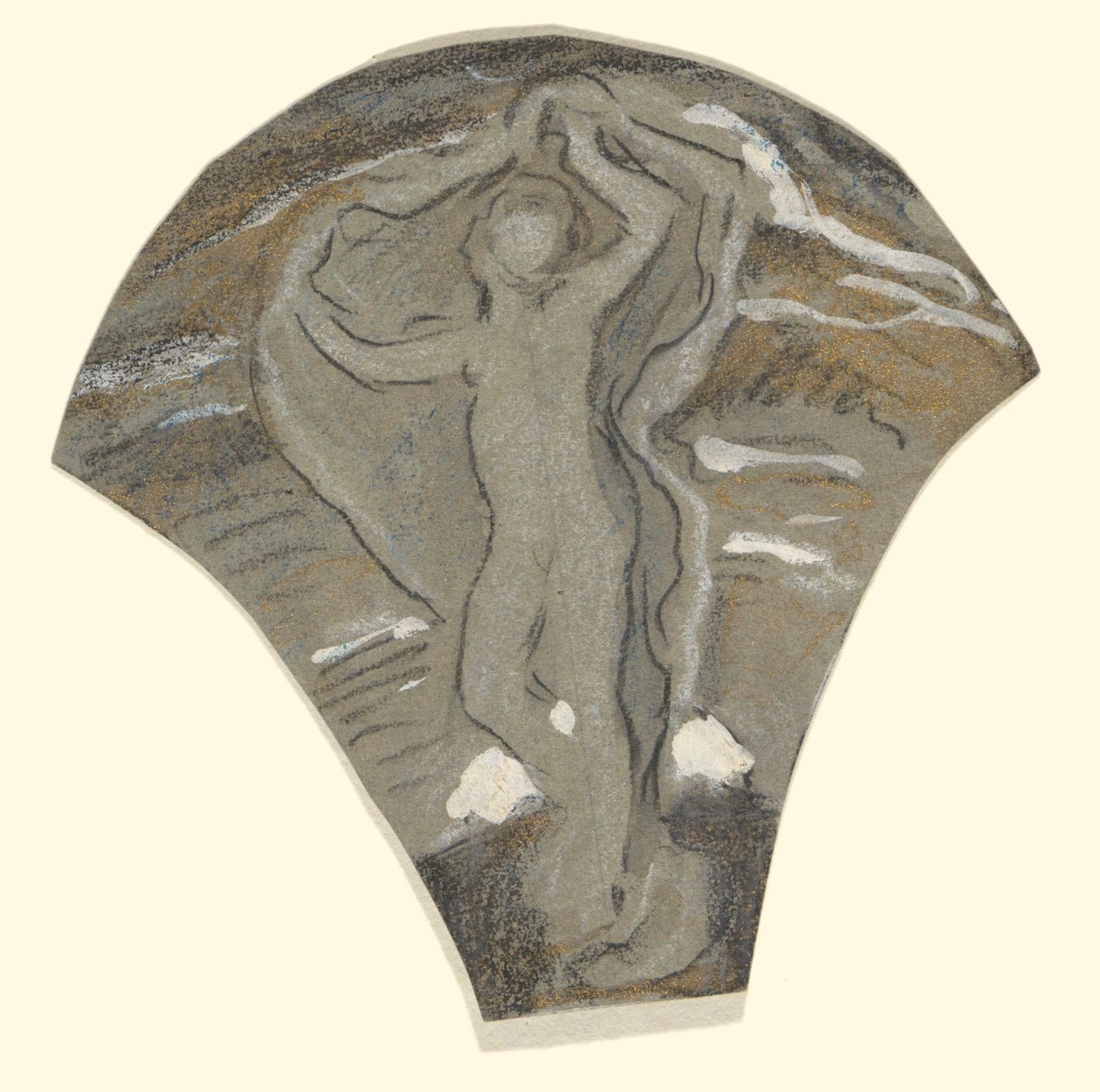 Estudo para Luna de Elihu Vedder