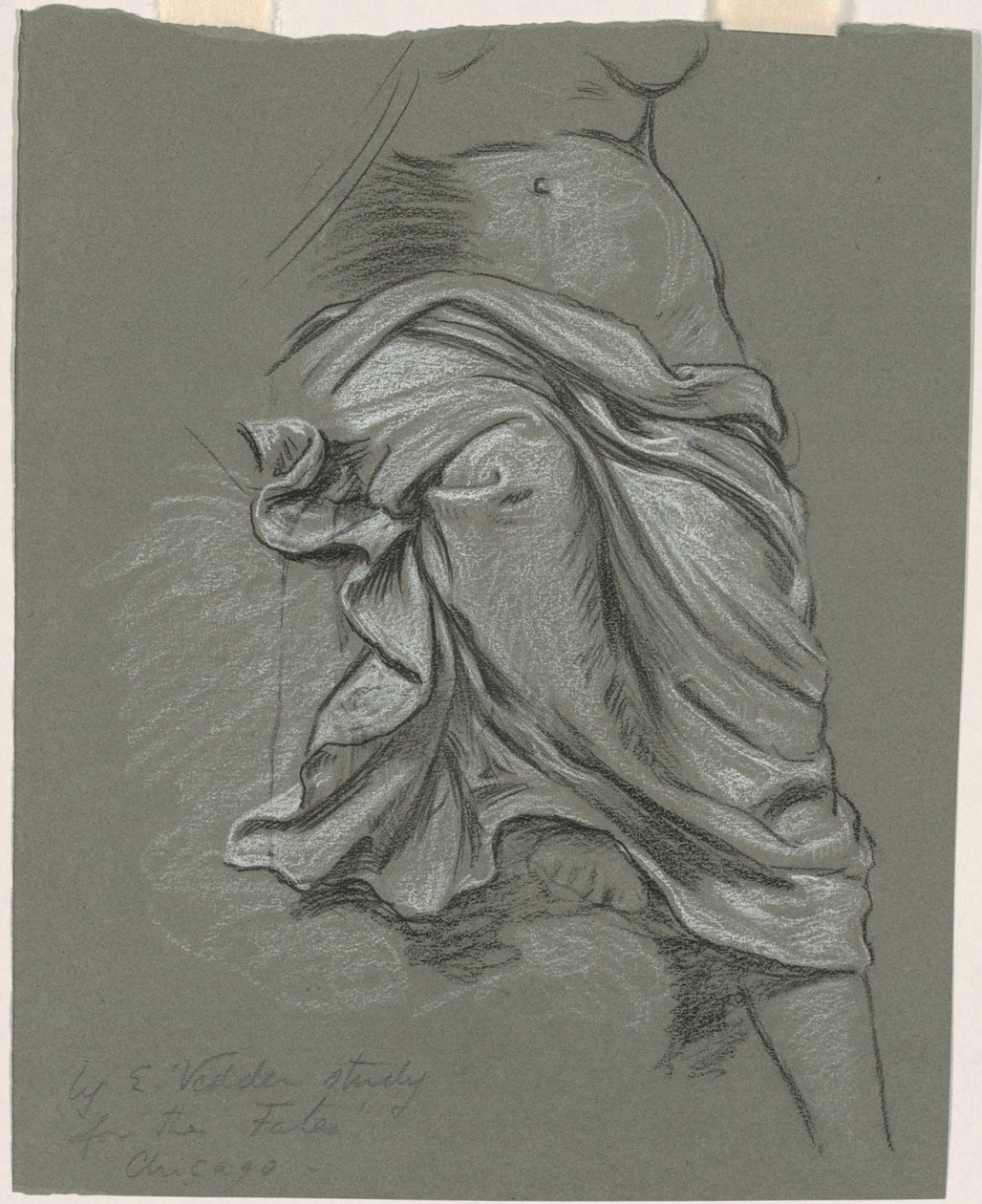 Estudo para "The Fates Gathering in the Stars" de Elihu Vedder