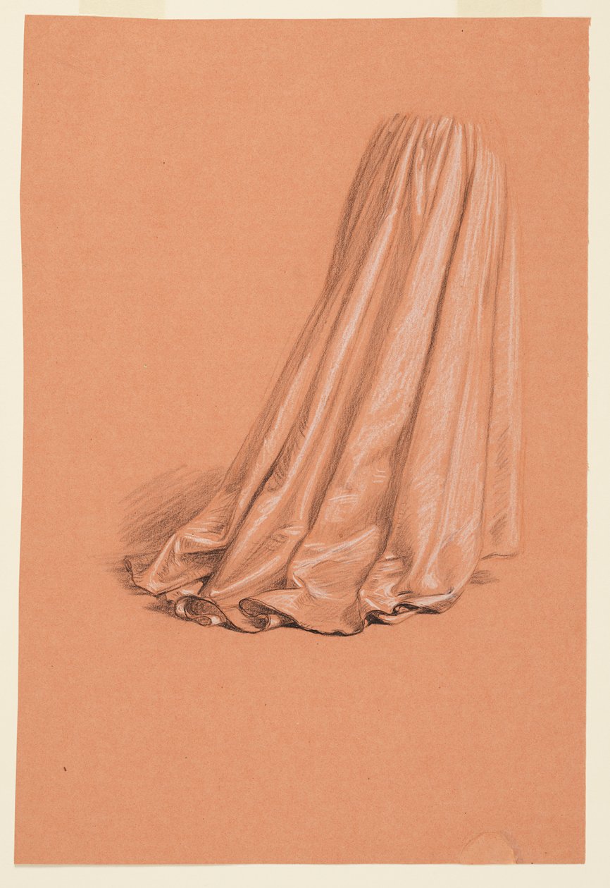 Estudo para "Procissão de casamento" de Elihu Vedder