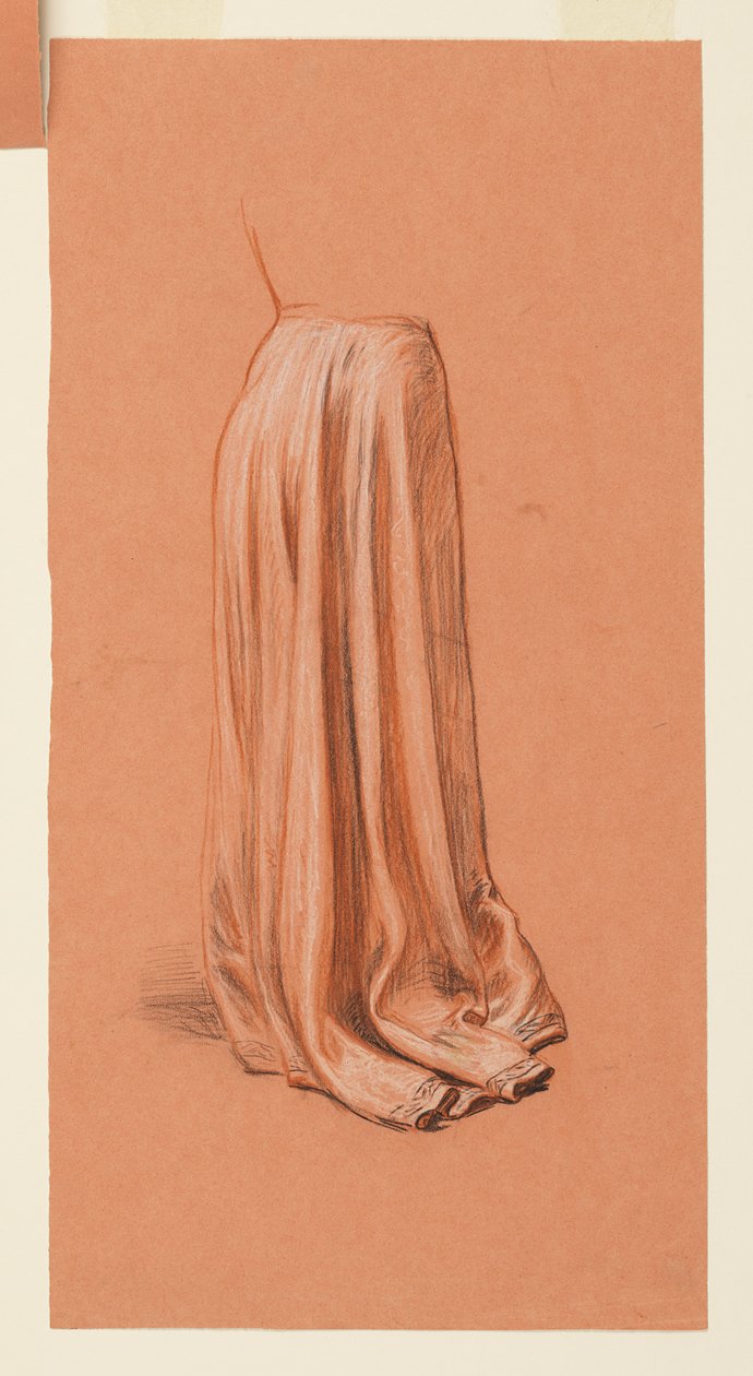 Estudo para "Procissão de casamento" de Elihu Vedder