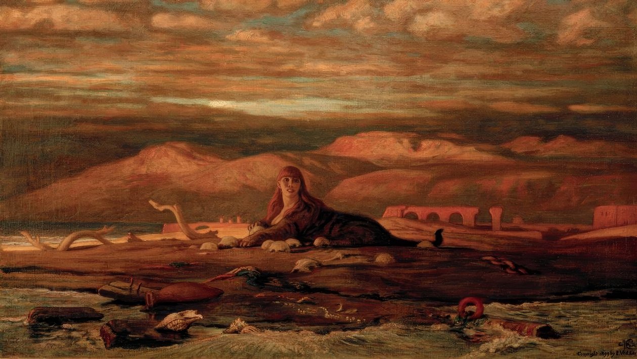 A Esfinge na Orla Marítima de Elihu Vedder