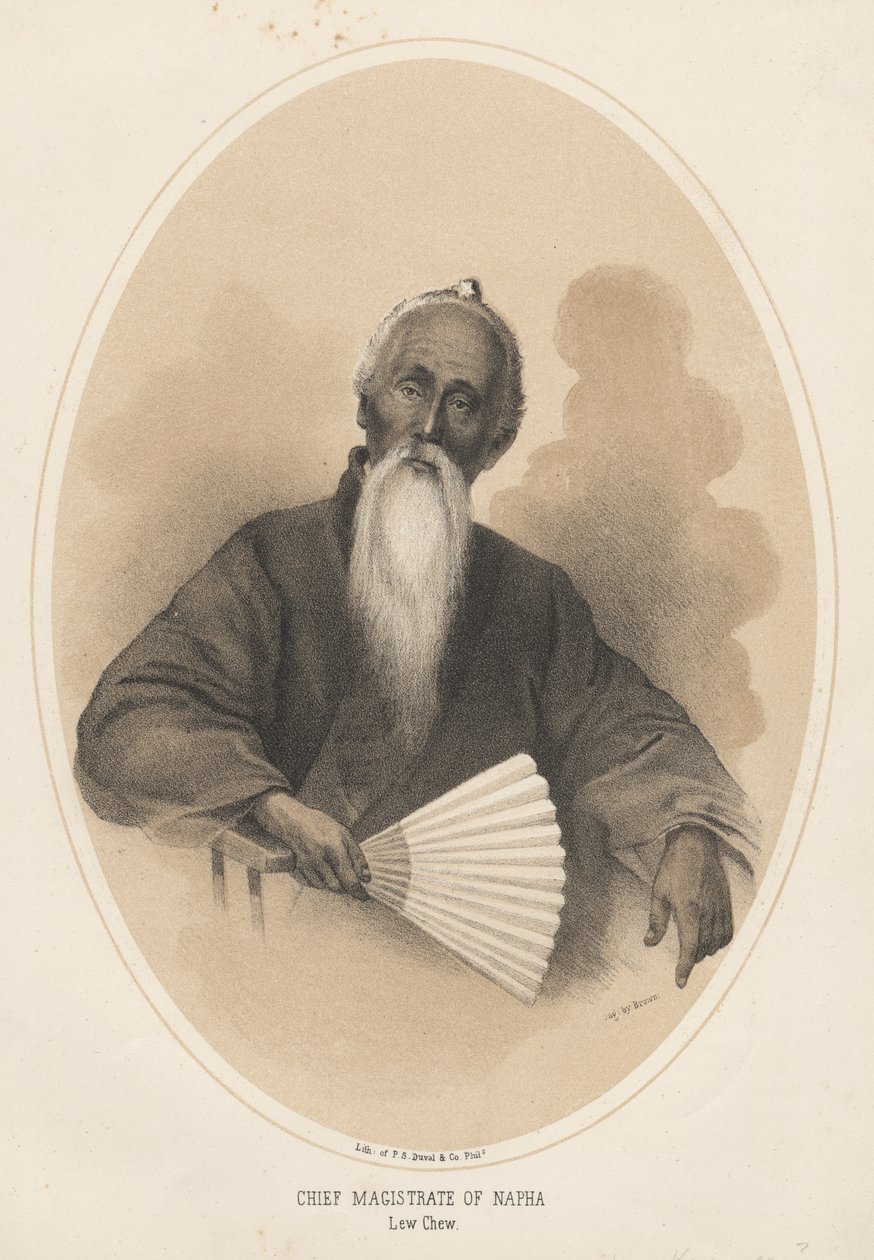 Magistrado Chefe de Napha, Lew Chew, 1855 de Eliphalet Brown