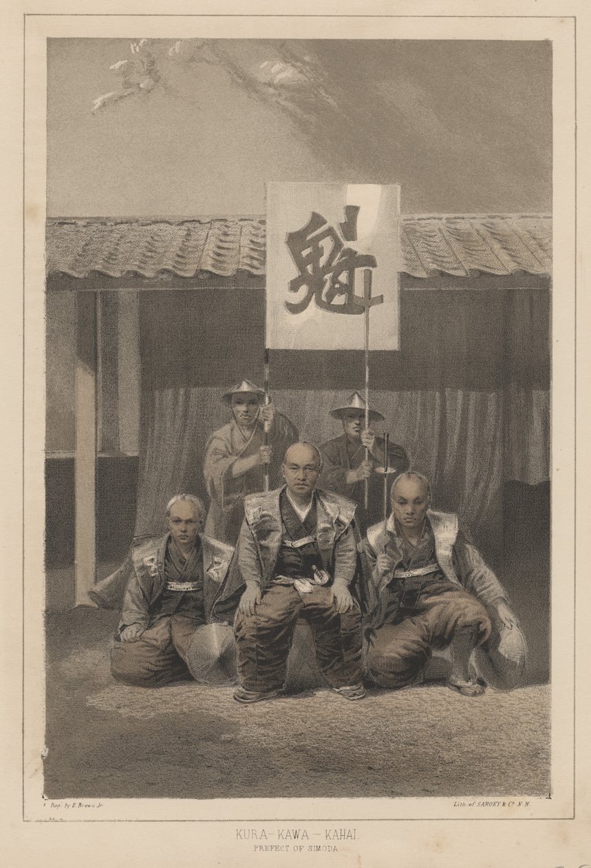 Kura-Kawa-Kahai, Prefeito de Simoda, 1855 de Eliphalet Brown