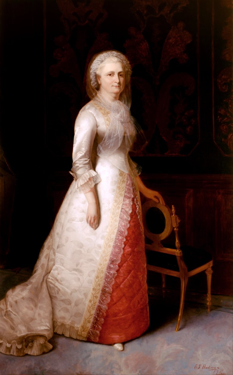 Martha Dandridge Custis Washington (Sra. George Washington) de Eliphalet Frazer Andrews