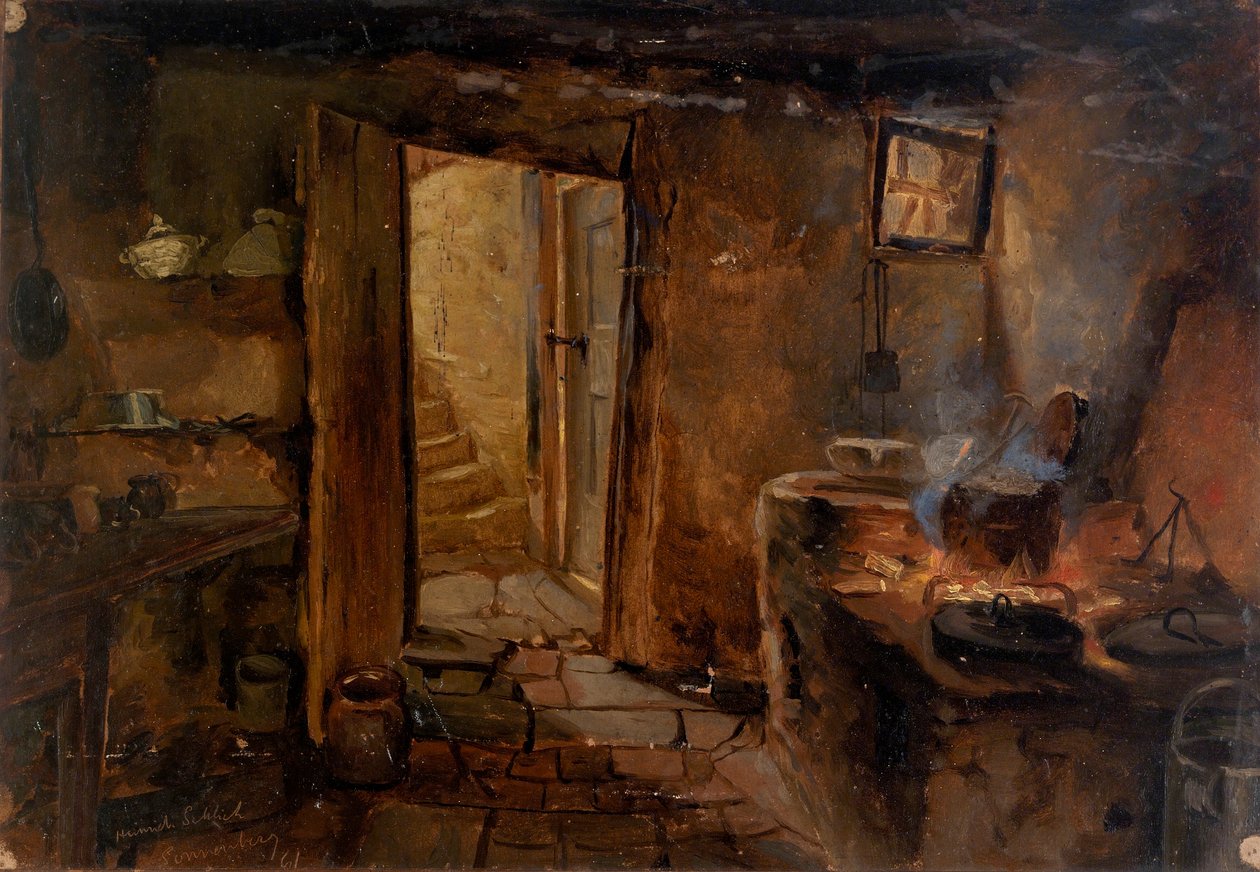 Interior de uma cozinha de Eliphalet Fraser Andrews