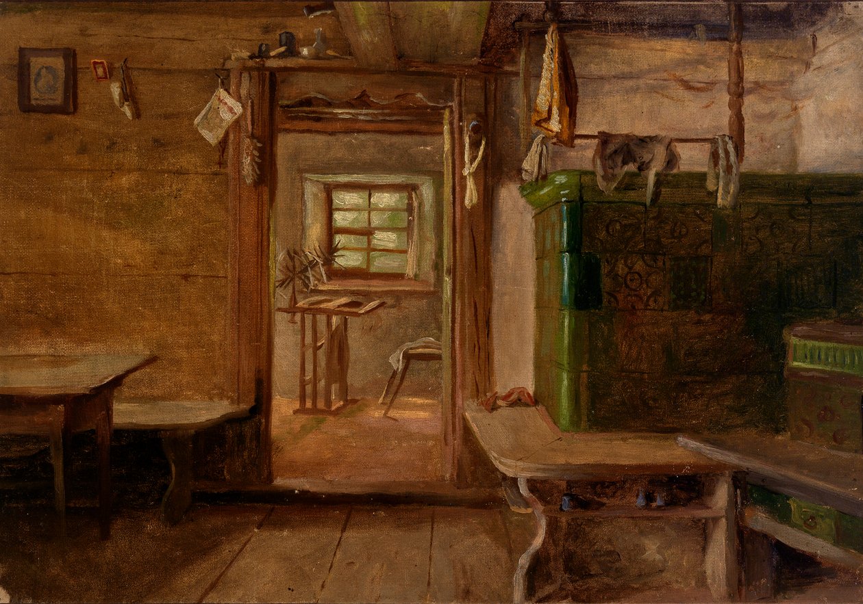 Interior de uma casa, s.d. de Eliphalet Frazer Andrews